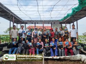 SSLA Visiting Prek Toal to Conduct Training for 20 Dedicate Farmers